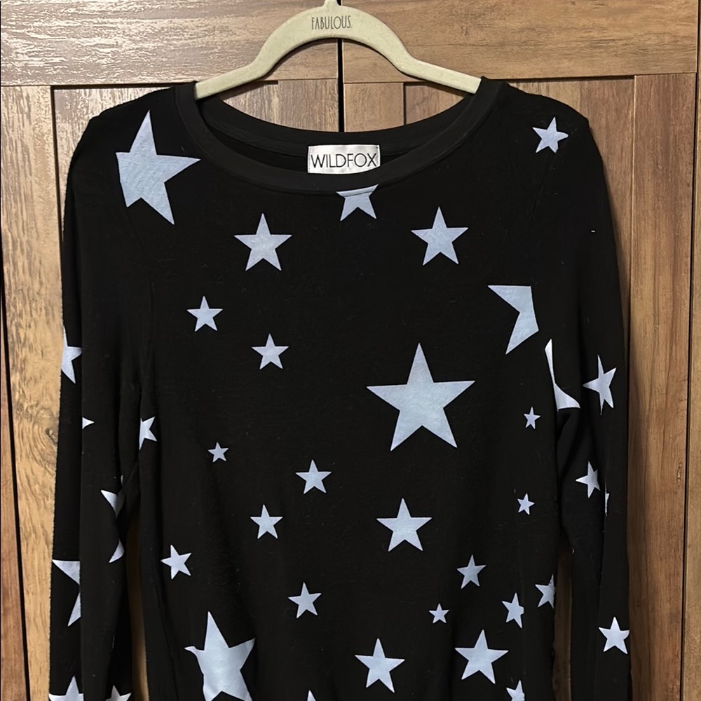 Wildfox Black Star Sweater